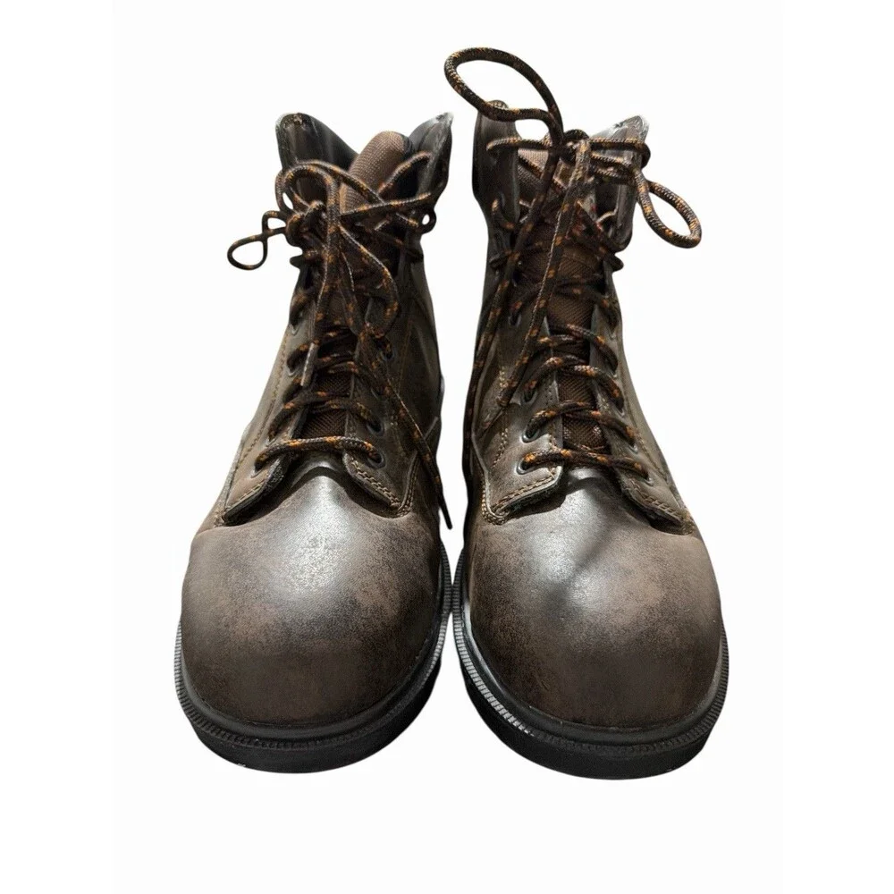 BRAHMA Men's Work Steel Toe Size‎ 11 Brown Leather Boot 28800794